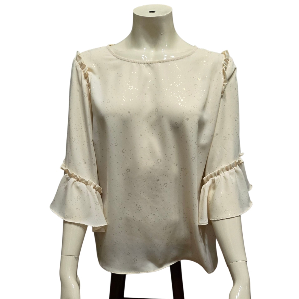 Size Large Subtle Star Pattern Top By Lauren Conrad